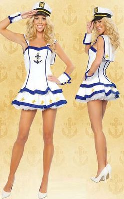 Adorable Sailor Captain costume for women 